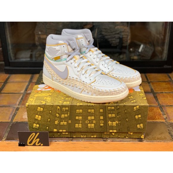 Mens 10 Air Jordan 1 Retro High OG SP “Union LA” Athletic Basketball Sneakers FD - Picture 4 of 10